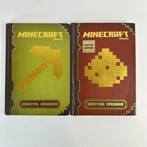 Minecraft Handbooks bundle-Redstone and Essential-Lot of 2-Video Game, Guides